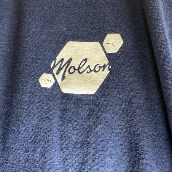 Molson Official Canada Vancouver Canucks XXL Blue T-Shirt Hockey Sports 2XL NHL - Picture 4 of 8